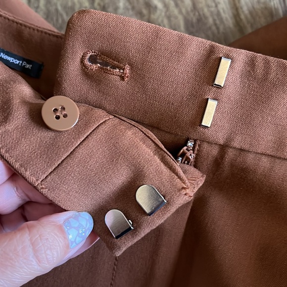 NWT Talbots Newport Trouser Pants Women's Brown Dress Pants Size 6P - Picture 10 of 14